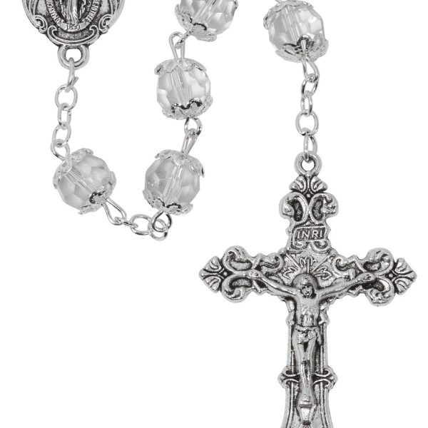 Blessed Mary Crystal Aurora Borealis Rosary