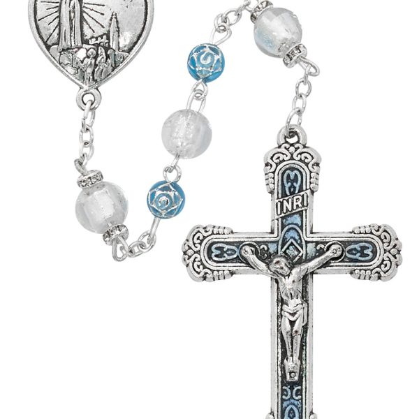 Our Lady of Fatima Aqua and Venetian Rosary
