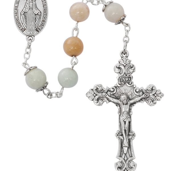 Blessed Mary Amazonite Rosary