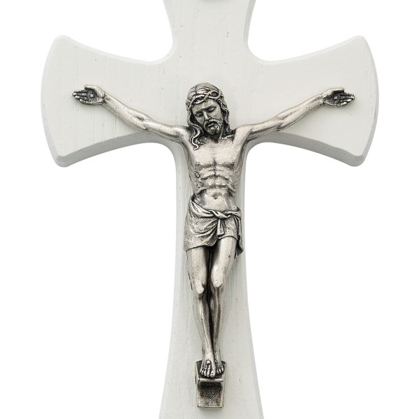 6 Inch Whitewall Crucifix