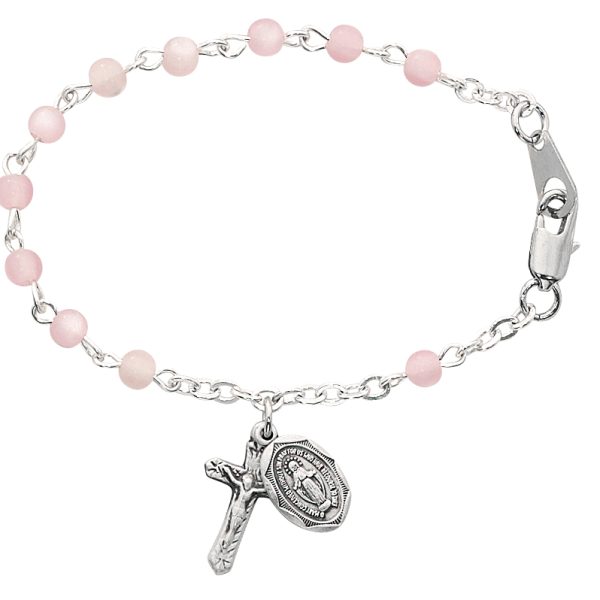 5 1/2In Pink Baby Bracelet