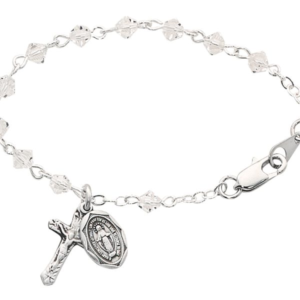 5 1/2In Crystal Baby Bracelet